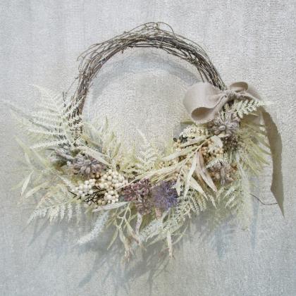 特価◎大地農園/ライトリース・サンキライ25cm 3個 ウォッシュホワイト