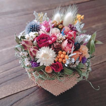 即日☆【ドライ】ルリタマアザミ 3本 /DN000007 - 花材通販はなどんや