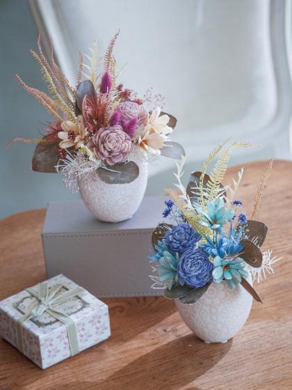 プリザーブド】大地農園/ポプルス 約40g グレーホワイト/02080-872