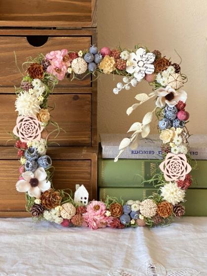 2162】カッティングダイ 花のリース 800円（新しい5Dダイヤモンド塗装  