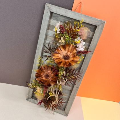 ✧︎*一点物✧︎*立体 ガーベラのボタニカルスワッグ ワイヤークラフト #39