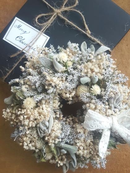 即日☆【ドライ】ラムズイヤー リーフ 約20g/DN000069 - 花材通販は