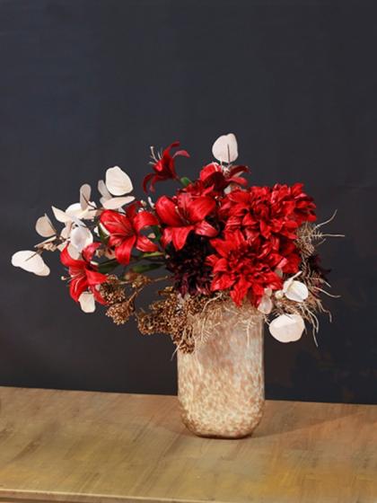 造花】YDM/ブラッシュアスバラペラバンチ ゴールド/FS-6214GO