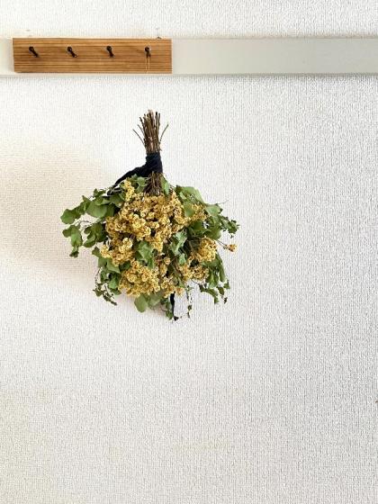 HBスターチスのフラワーボール ボールリース apricot HBスターチスのフラワーボール ボールリース apricot