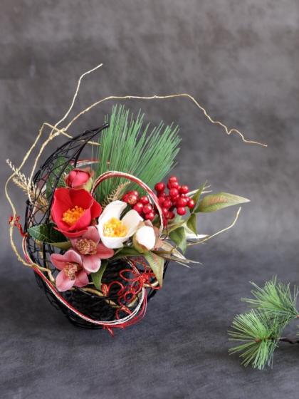 造花】MAGIQ東京堂/早春椿 #1 WHITE /FJ005168-001 - 花材通販はなどん