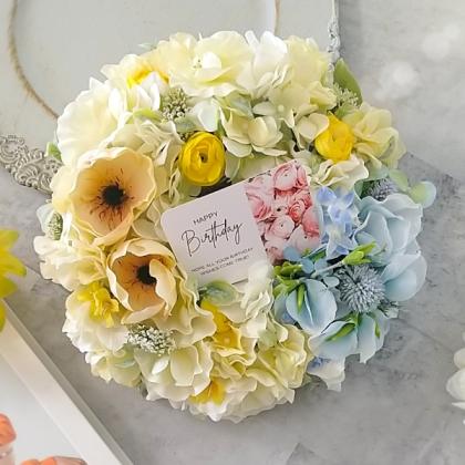 即日☆【造花】アスカ/スイトピー×7 #020 ソフトイエロー/A