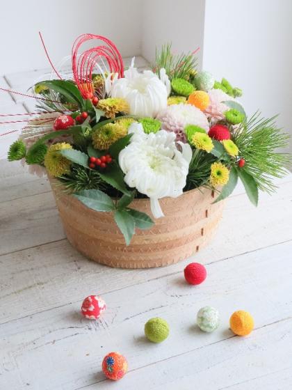 生花】スプレーマム (ドリアサーモン) □届日限定:12/30-31:JFDお正月