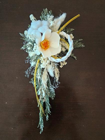 造花】MAGIQ東京堂/早春椿 #1 WHITE /FJ005168-001 - 花材通販はなどん