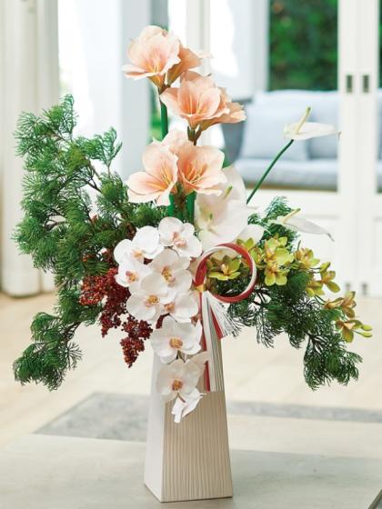 造花】MAGIQ東京堂/マリアファレノプシス WH/PK/FW043414 - 花材通販は