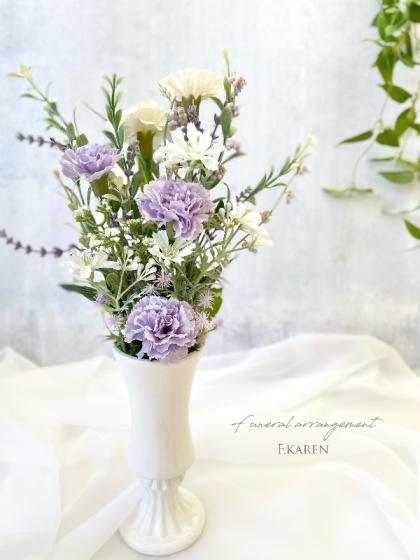 即日☆クレイ/Renee 6.5φ16H WHITE/326-233-100 - 花材通販はなどんや