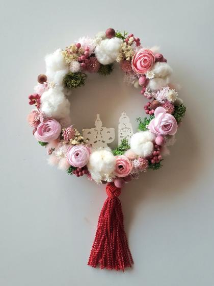 即日☆【プリザーブド】フィンランドモス #46 ミルキーピンク