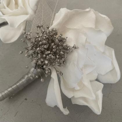 プリザーブド】大地農園/クチナシ・大 6輪 白/01060-011 - 花材