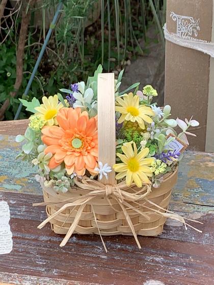 即日☆【造花】MAGIQ東京堂/ブランララフラワーバンドル 5本 WH.LV