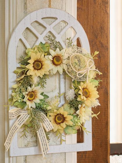 ウィンドウフレームS ホワイト/ZE009042 - 花材通販はなどんやアソシエ