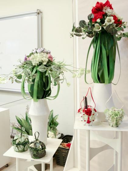 造花】YDM/フレッシュタッチリーフ ダークグリーン/FG-5235DGR - 花材