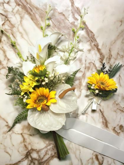 アウトレット◎即日☆【造花】MAGIQ東京堂/フィールズサンフラワー