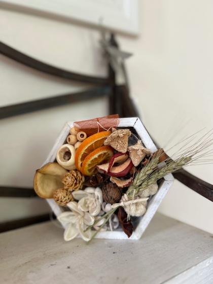 ドライフラワーアート オレンジスライス付き 2e4c69e74e136ef21fb4cb677ccbed