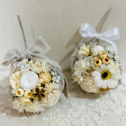 即日☆ 【ドライ】大地農園/ヘリクリサム・ヘッド 10g入り シロ/32130