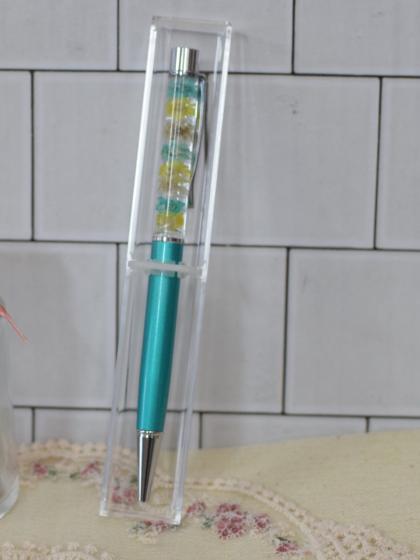 即日☆ ハーバリウムボールペン専用アクリルケース 5本 - 花材通販は