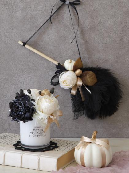 専用＊Halloween＊ホワイトパンプキン　フェイクスワッグ pumpkin-white3.jpg