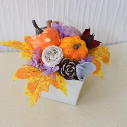 即日☆【造花】ビバ工芸/VDG-5649 ニューパンプキン/VDG-5649 - 花材