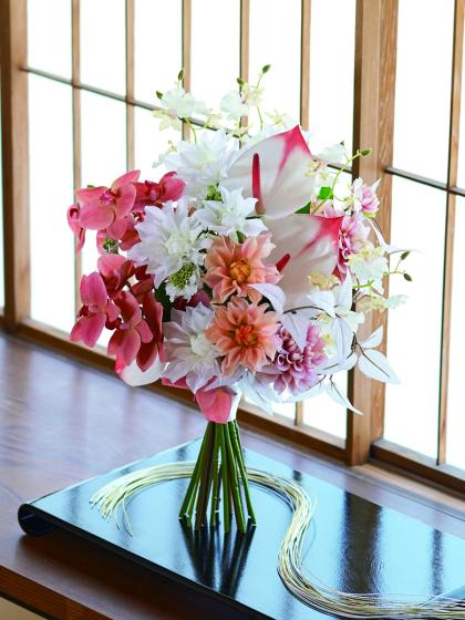 即日☆【造花】アスカ/オンシジューム×9 つぼみ×3 ソフトイエロー