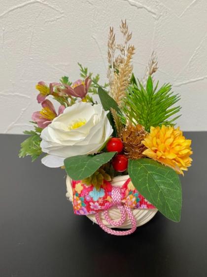 特価◎即日☆【造花】アスカ/ミニポンポンマムバンチ(1束6本) ピンク/A