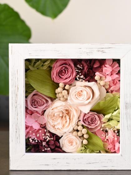 クレイ/Natural wood box WHITE/680-890-102 - 花材通販はなどんやアソシエ