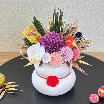 あたまになります。 アンティークキルト＆かご・お花3束セット·͜· ♡ あたまになります。 アンティークキルト＆かご・お花3束セット·͜