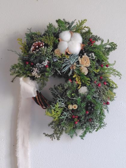 生花】宮内バラ園のコニファー ブルーアイス 50cm程度(シルバー系・針