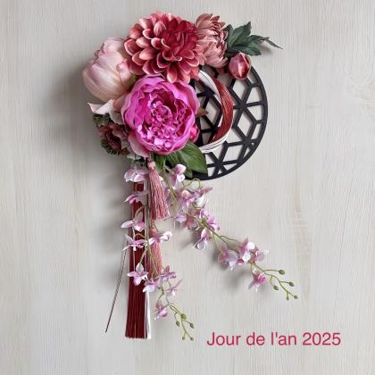 大輪の牡丹♦️華やかでモダンな花器♦️インテリアとしても♦️補償付　送料込 大輪の牡丹♦️華やかでモダンな花器♦️インテリアとしても