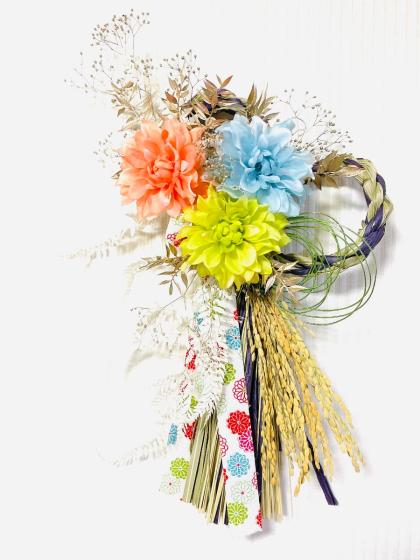 アレンジメント花材 asca ダリアピック 造花　24本 即日☆【造花】アスカ/ダリアピック ソフトピンク/A-34725-3S