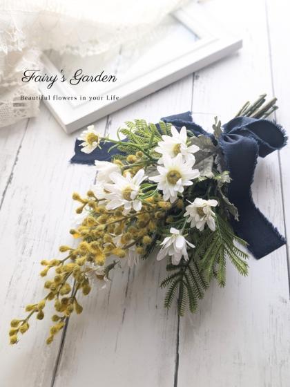 造花】MAGIQ東京堂/チェリッシュミモザ YELLOW イエロー/FM003409 - 花