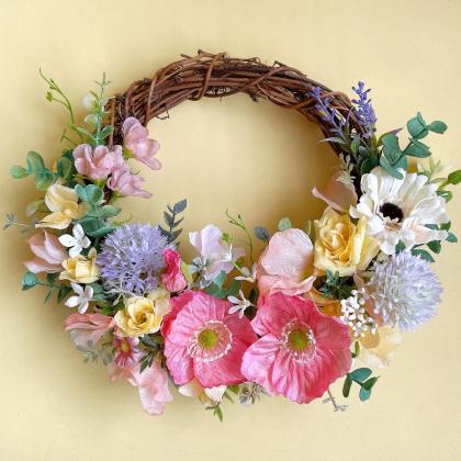 造花】YDM/エメラルドローズスプレー イエロー/FA6598-Y - 花材通販は