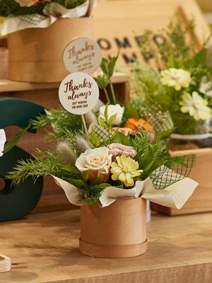 即日☆【プリザーブド】大地農園/ナチュラルステム・ローズ 10本