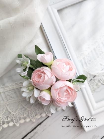 即日☆【造花】アスカ/ラナンキュラス×24(1束6本) ピンク/A-34114-3