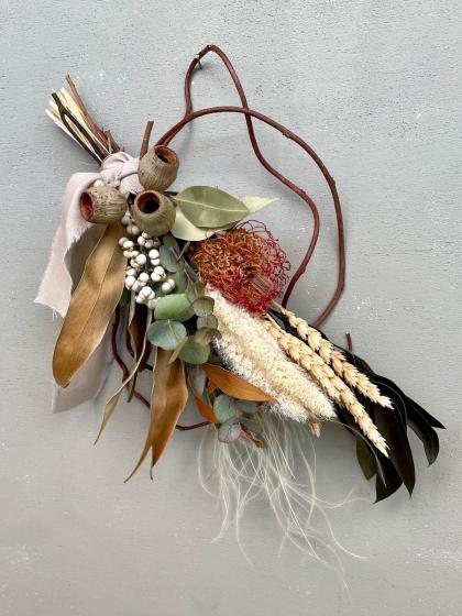 即日☆ 【ドライ】大地農園/フェザーグラス 約12g シロ/01470-011 - 花