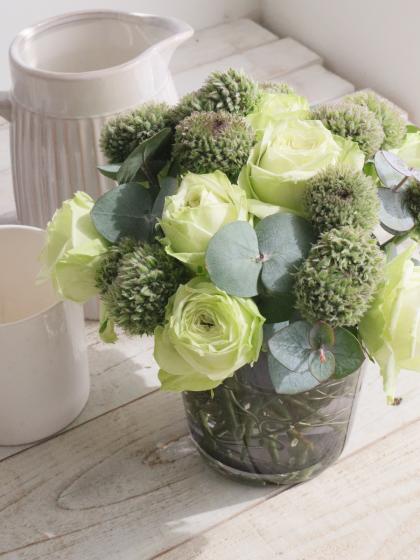 生花】バラ ヤギグリーン(グリーン ロゼット咲き)【IT-23】 - 花材通販