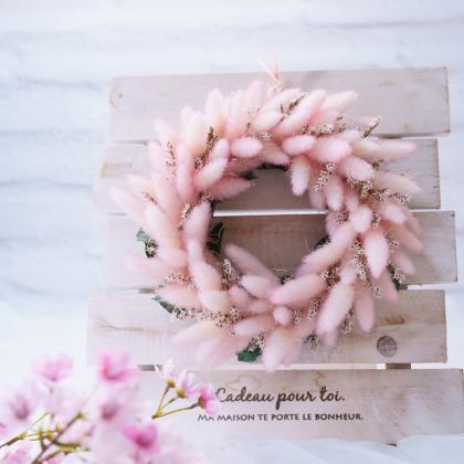 即日☆大地農園/サンキライヒゲ付リース 15cm 1個 N/70231-000 - 花材