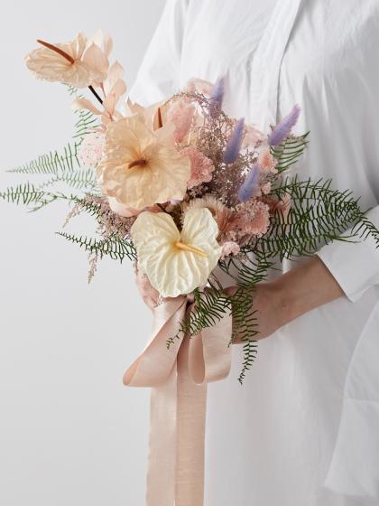 即日☆【ハンドメイドフラワー】大地農園/ソーラーダリア・ピンクアイ