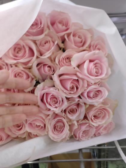 直前】【生花】バラ スイートアバランシェ (淡いピンク)【OT】 - 花材