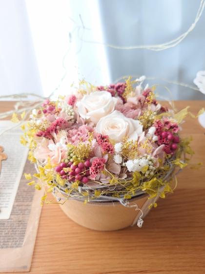 即日☆大地農園/ライトリース・サンキライ15cm 5個 ウォッシュホワイト