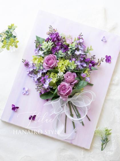 即日☆【造花】アスカ/ボックスウッドバンチ(1束5本) #052 ホワイト