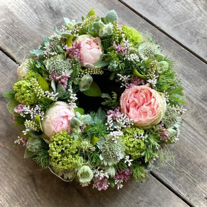 即日☆オアシス/オアシス オアシスリース15cm(2個パック) - 花材通販は