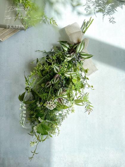 即日☆【造花】アスカ/ワイルドフラワー×2 ホワイト/A-34159-1 - 花材