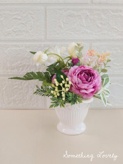 ★【新品】D&G鮮やかなグリーンの花型チャーム 即日☆【造花】YDM/ハイドレンジアピック ブルー/FA-7163-BLU