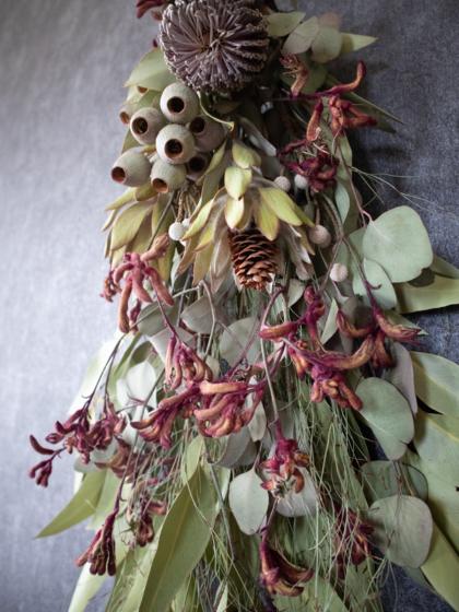 ベルガムナッツ　５個 大地農園・ベルガム・葉付き・N(40450-000) | プリザーブドフラワーKnext