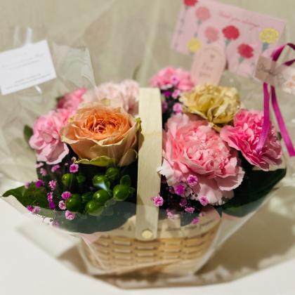 PRISTINE cuctus flower 染　プルオーバー　　ピンク 生花/予約】国産SPカーネーション(淡ピンク) 【FJ-54】※届日限定