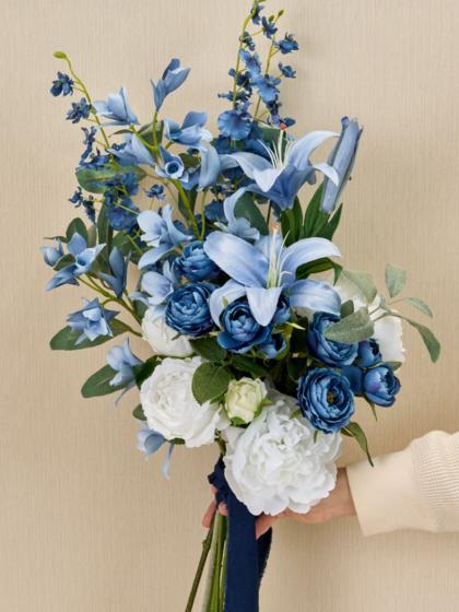 造花10ほん 造花】MAGIQ東京堂/ReCO ブリーズオンシジウム #10 DKBL ダークブルー