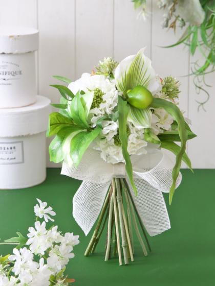 即日☆【造花】MAGIQ東京堂/フラワリーレースフラワー #1 WHITE